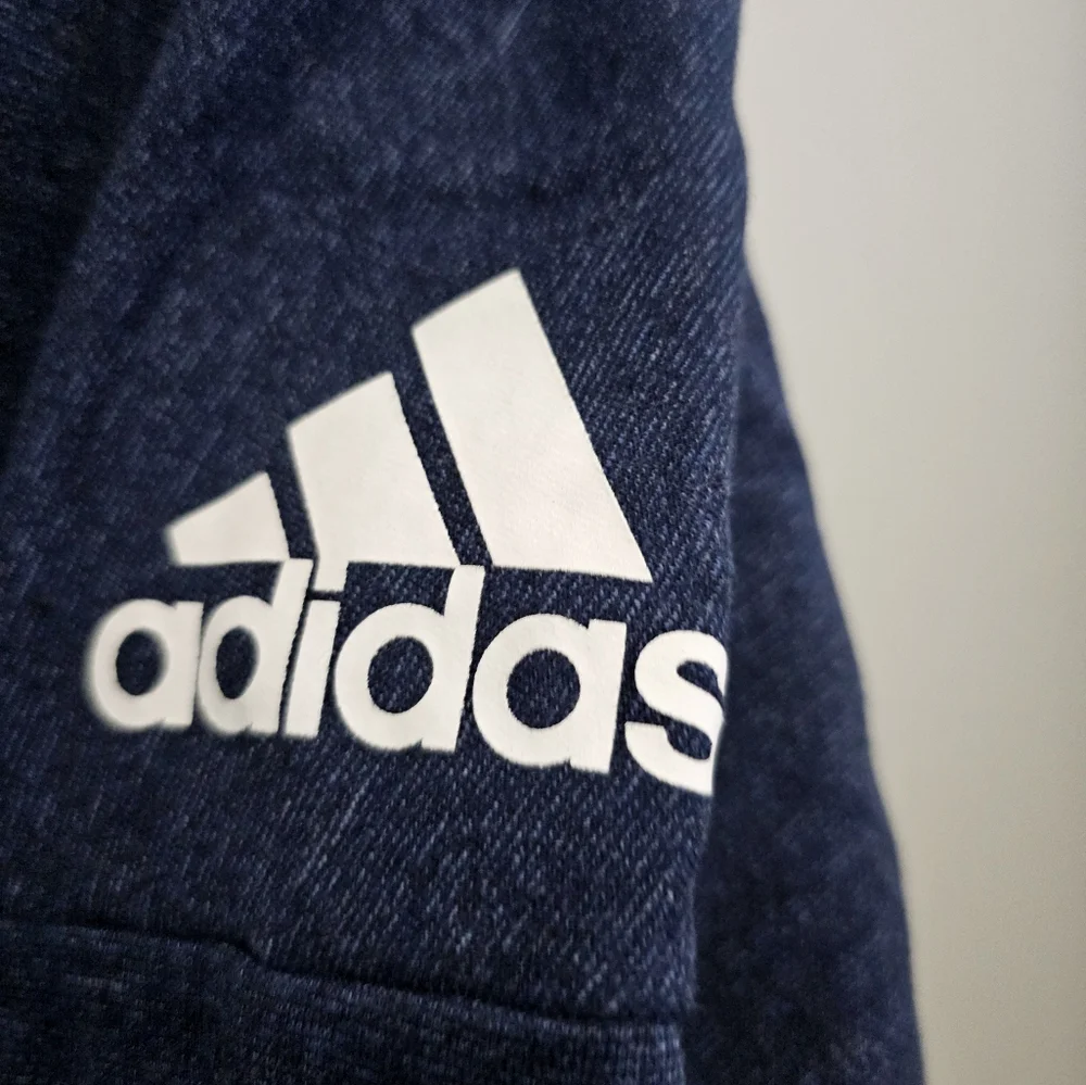 Men's adidas Id Stadium Fz Knit Gray Jacket DU1136 Hoodie Blue Nwot
